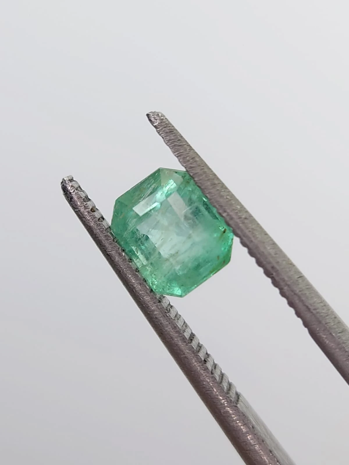 0.75ct Natural Emerald Octagon Shape Loose Gemstone from Panjshir Afghanistan — view 5